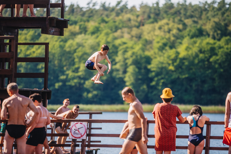 Dzieci na obozie letnim 2025 Human Sport